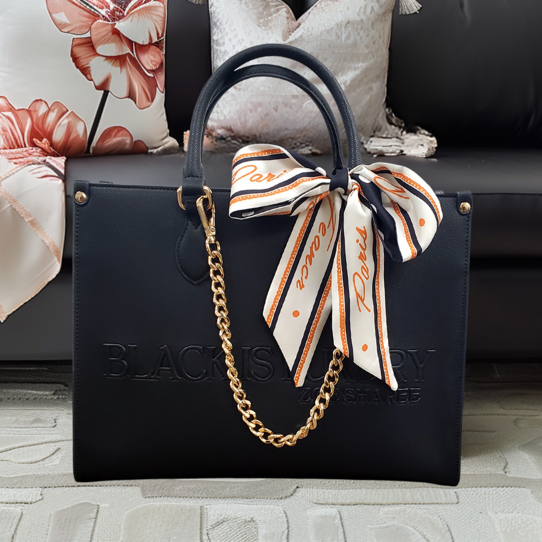 Joan Black is Luxury Statement Tote