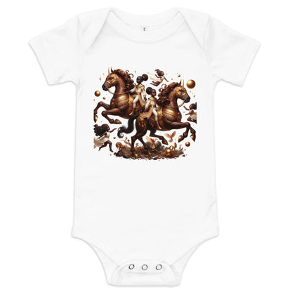 Gallop & Glow Baby short sleeve one piece