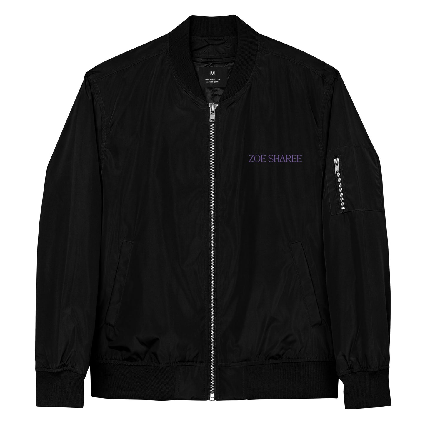 Black Is Luxury Bomber Purple