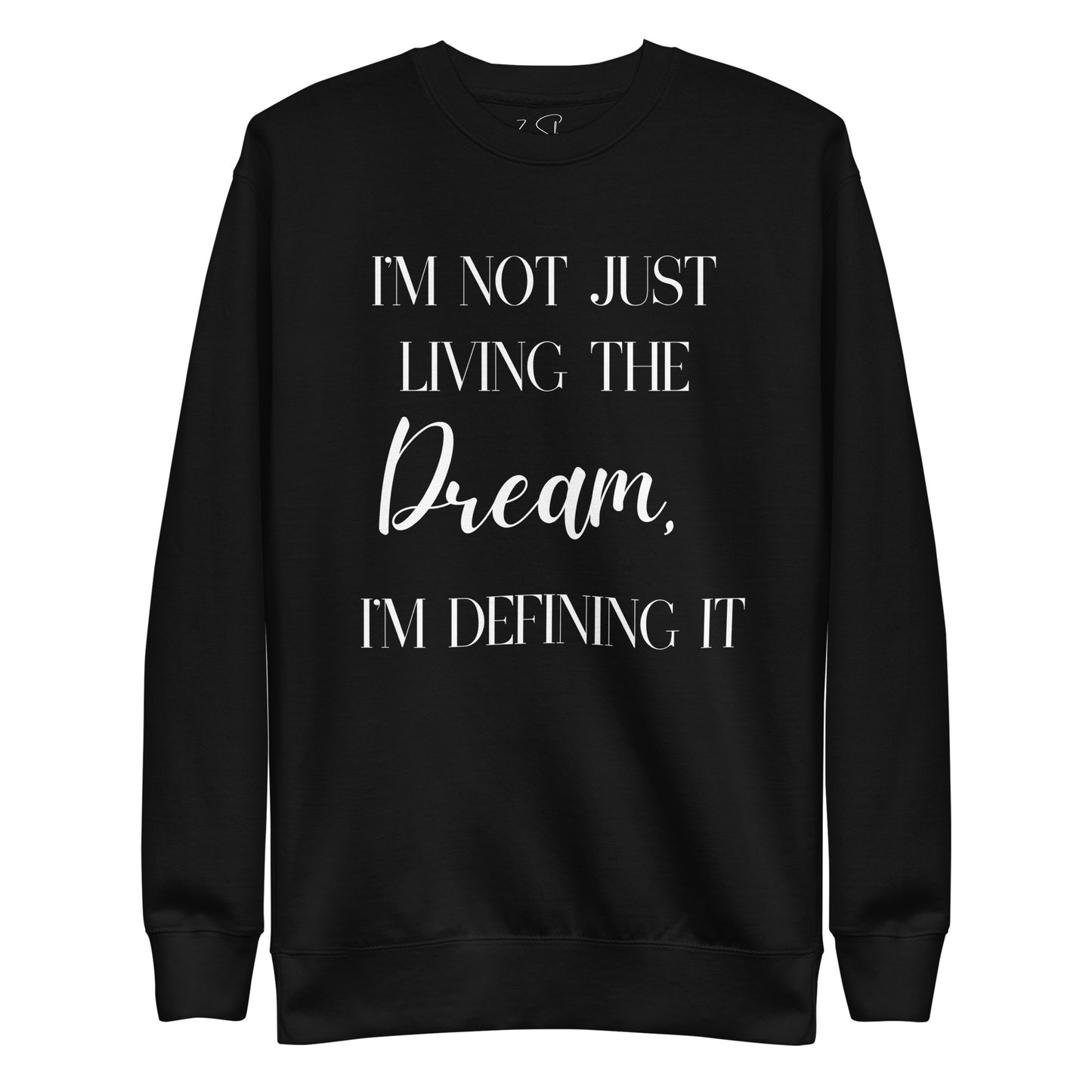 Defining Dreams Sweatshirt Black & Grey