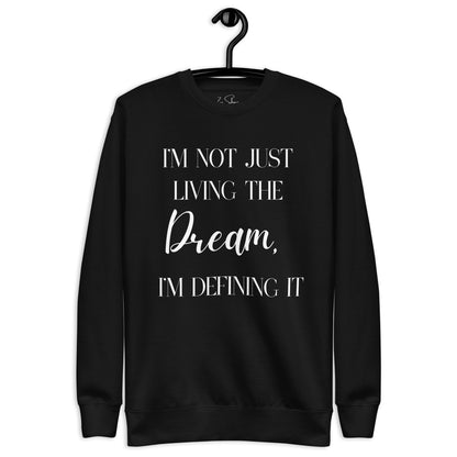 Defining Dreams Sweatshirt Black & Grey