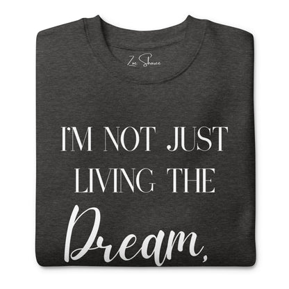 Defining Dreams Sweatshirt Black & Grey