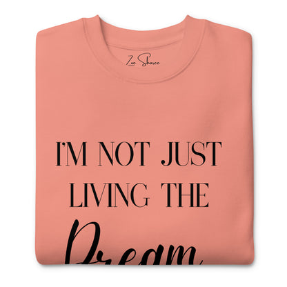 Defining Dreams Sweatshirt White & Rose