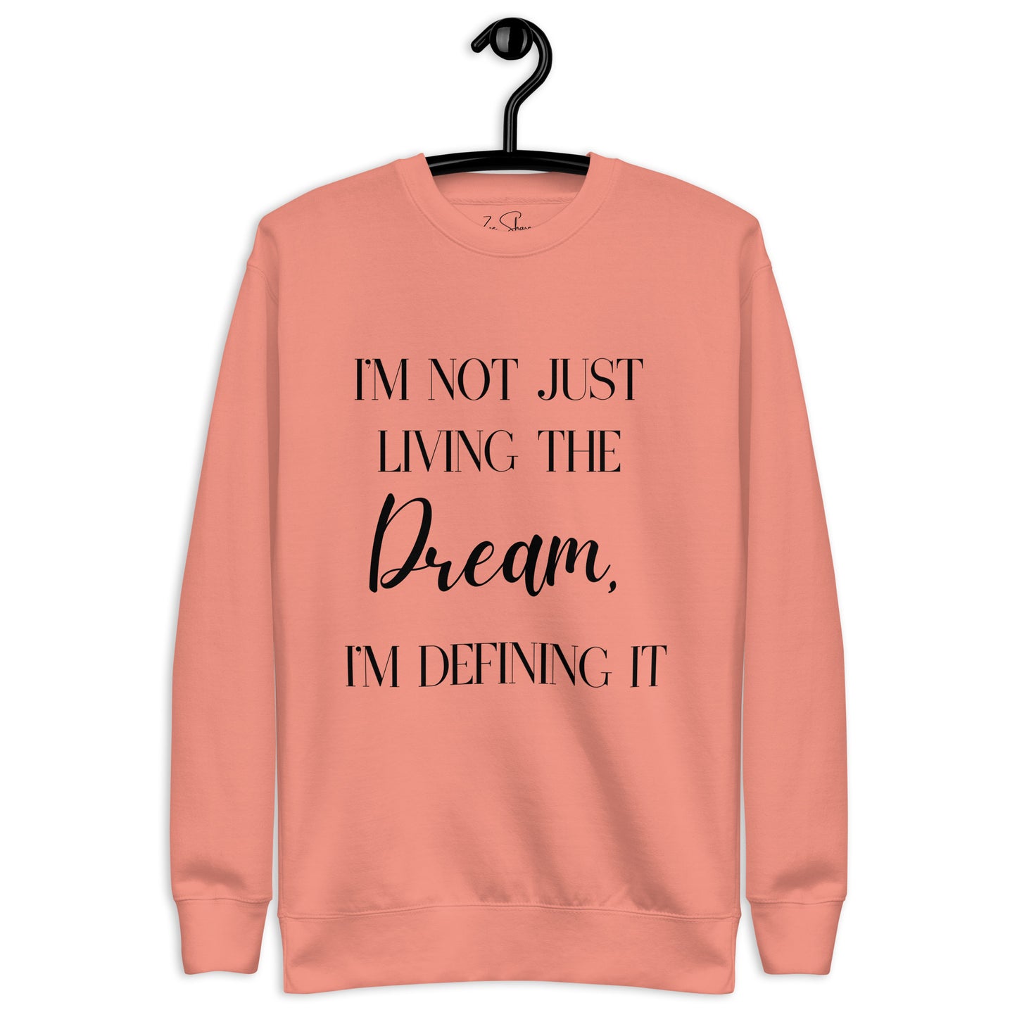 Defining Dreams Sweatshirt White & Rose