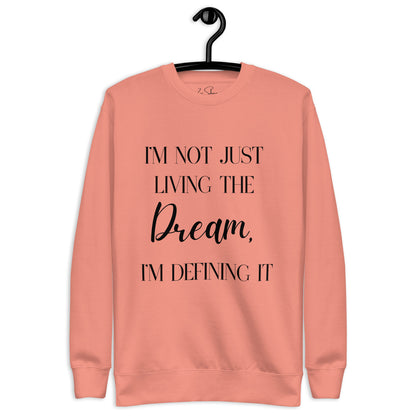 Defining Dreams Sweatshirt White & Rose