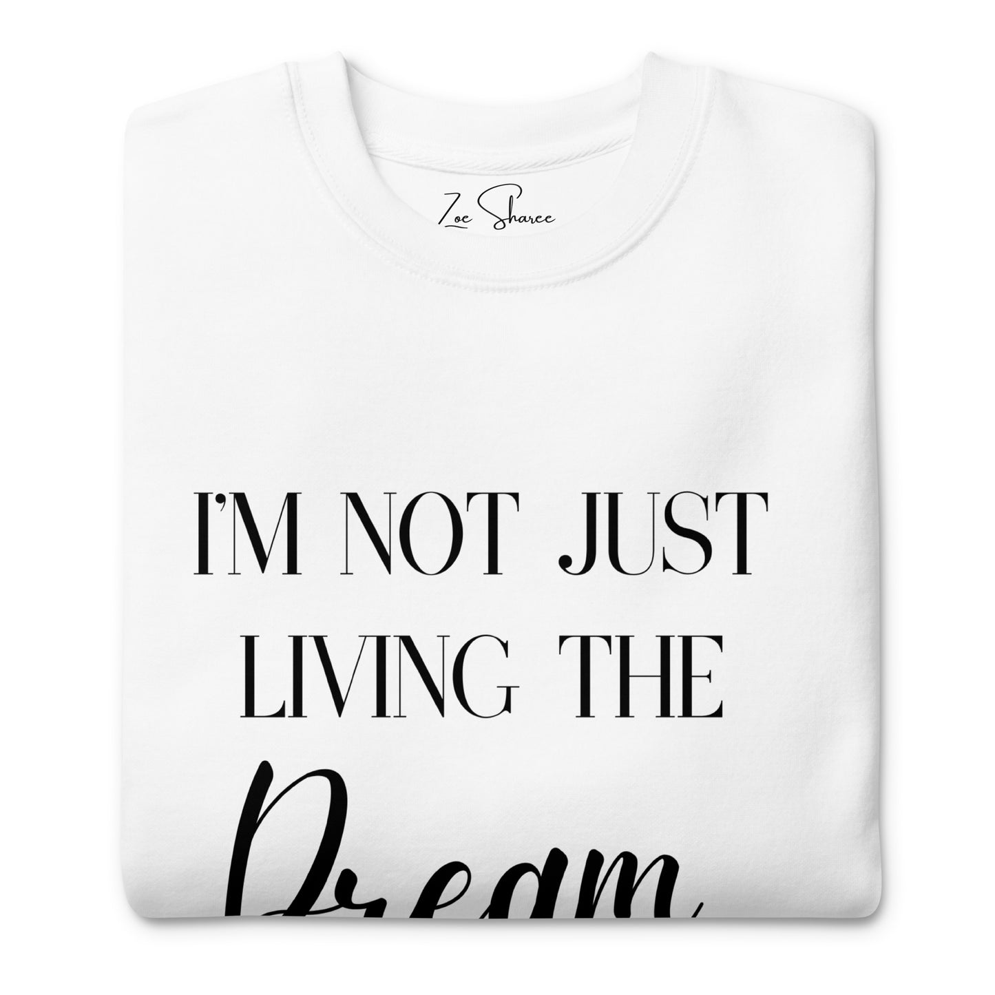 Defining Dreams Sweatshirt White & Rose