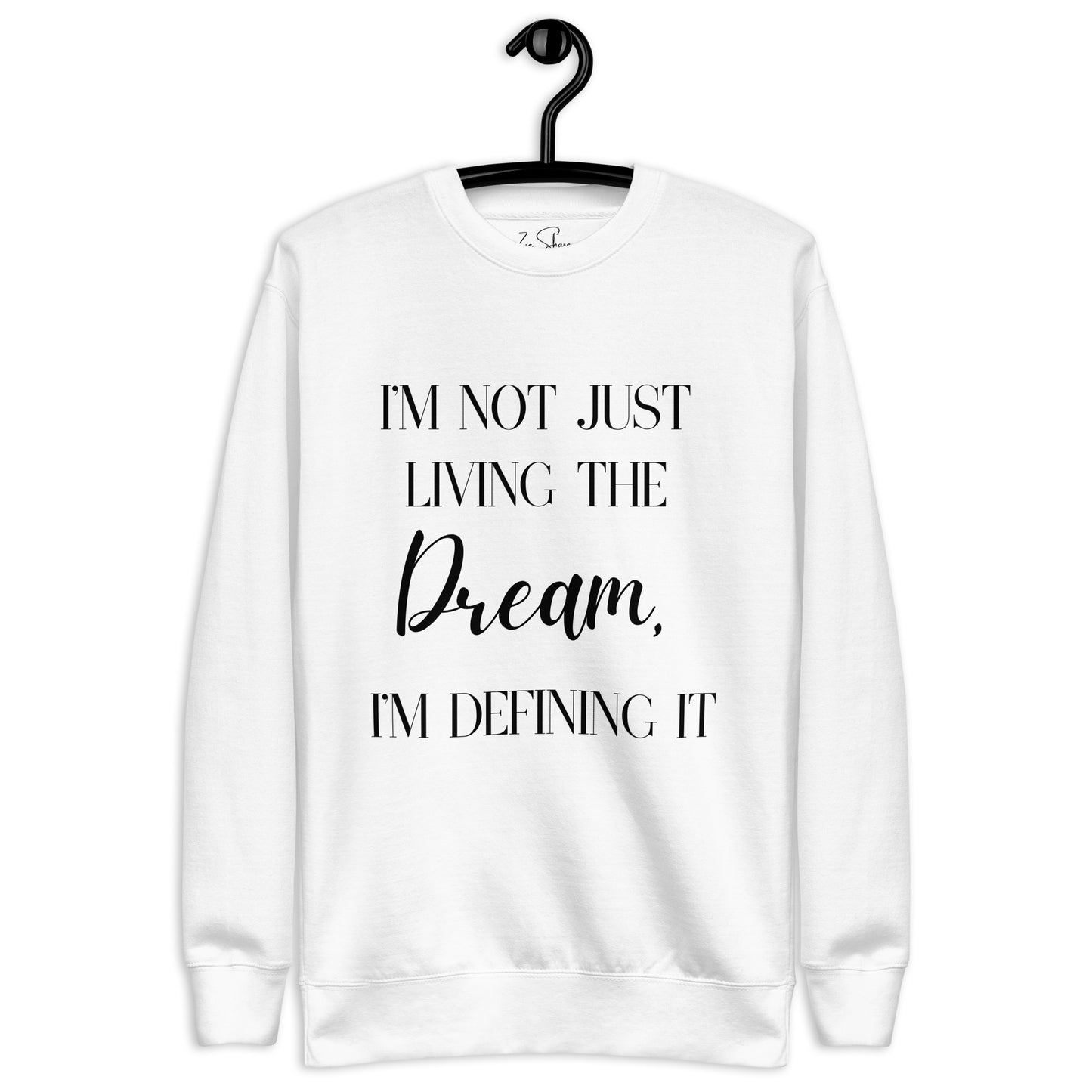 Defining Dreams Sweatshirt White & Rose