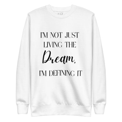 Defining Dreams Sweatshirt White & Rose