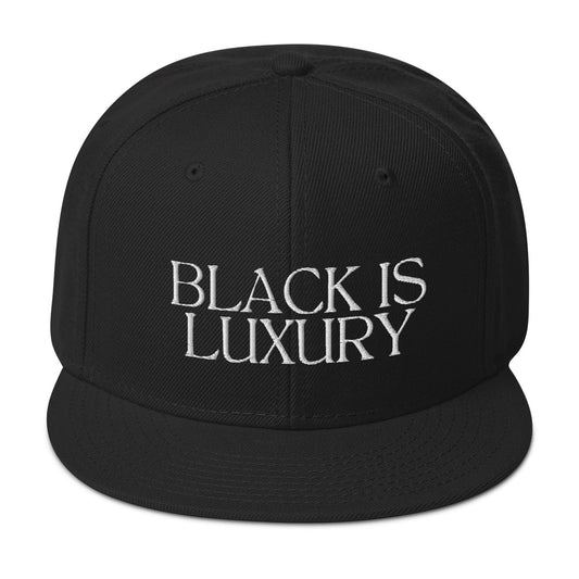 Black is Luxury Snapback Hat