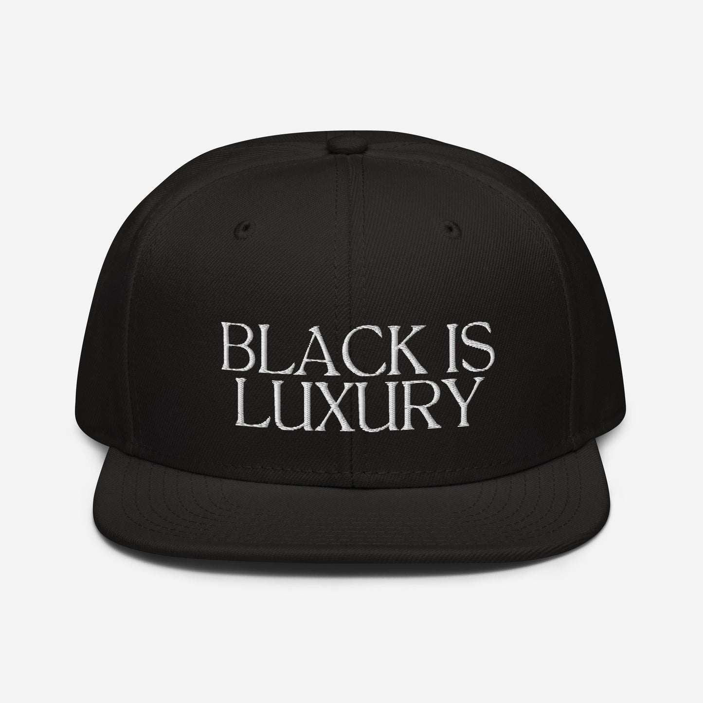 Black is Luxury Snapback Hat