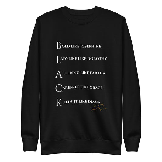 Black Women Icons Premium Sweatshirt